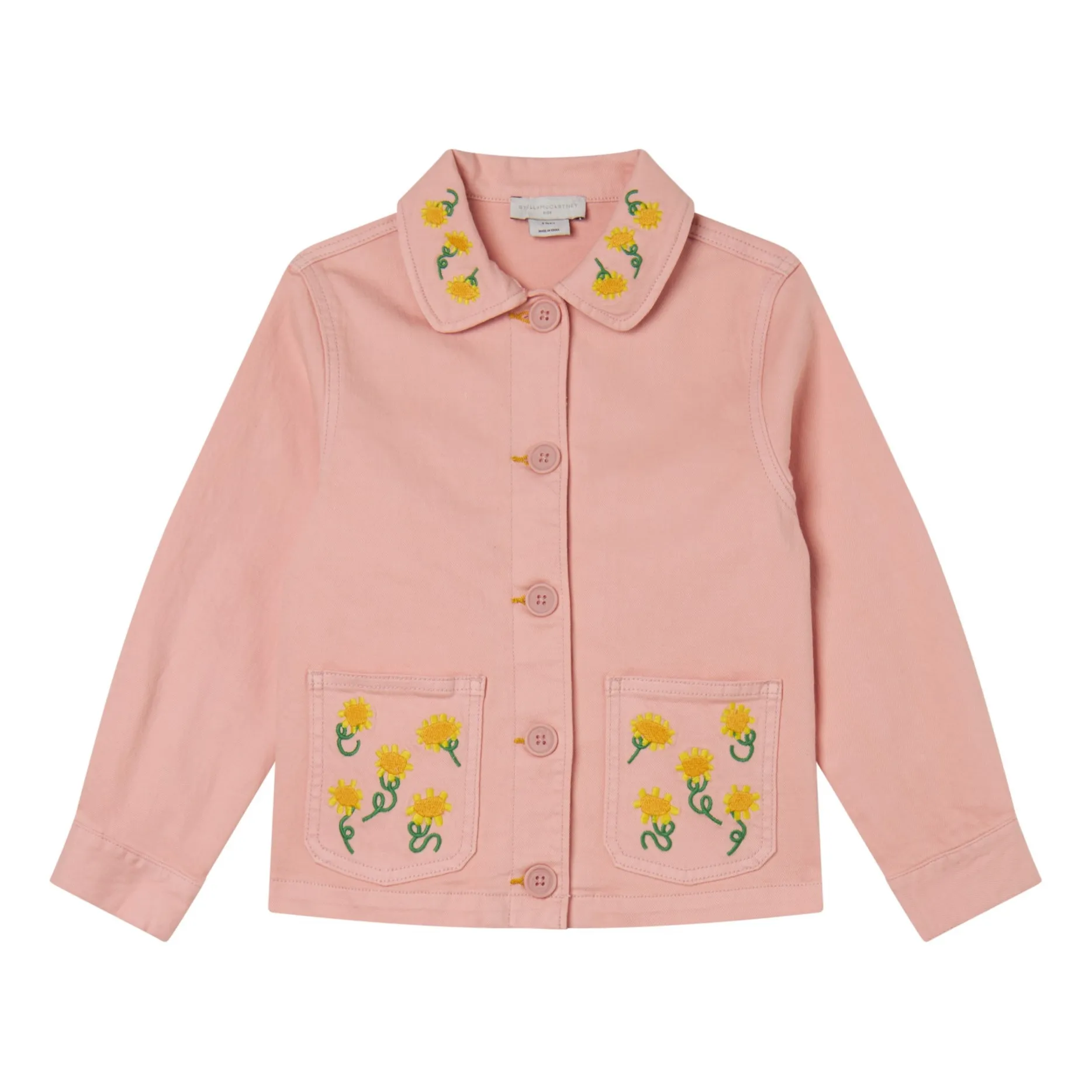 Stella Mccartney Kids Pink Fleur Jacket