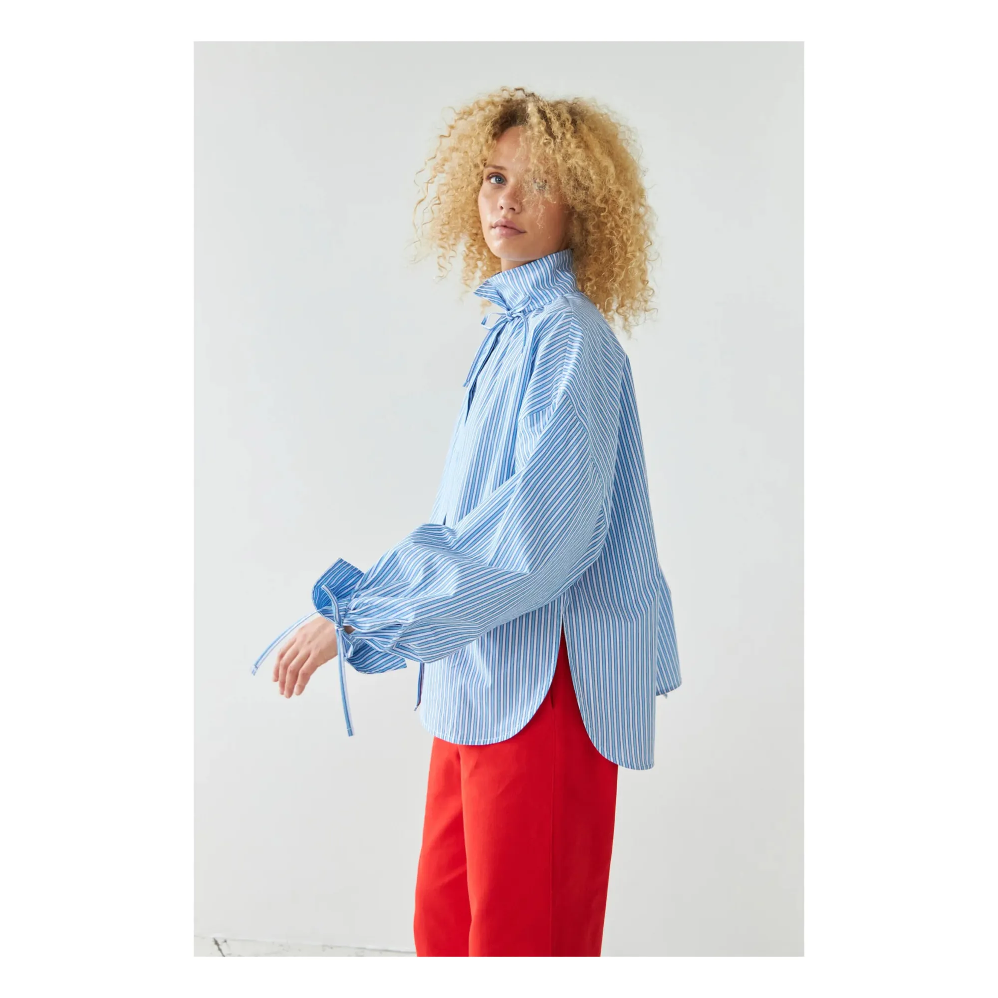 Stella Nova Blue Striped Shirt