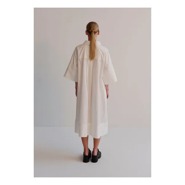 Kleid Thomas Bio-Baumwolle | Weiß