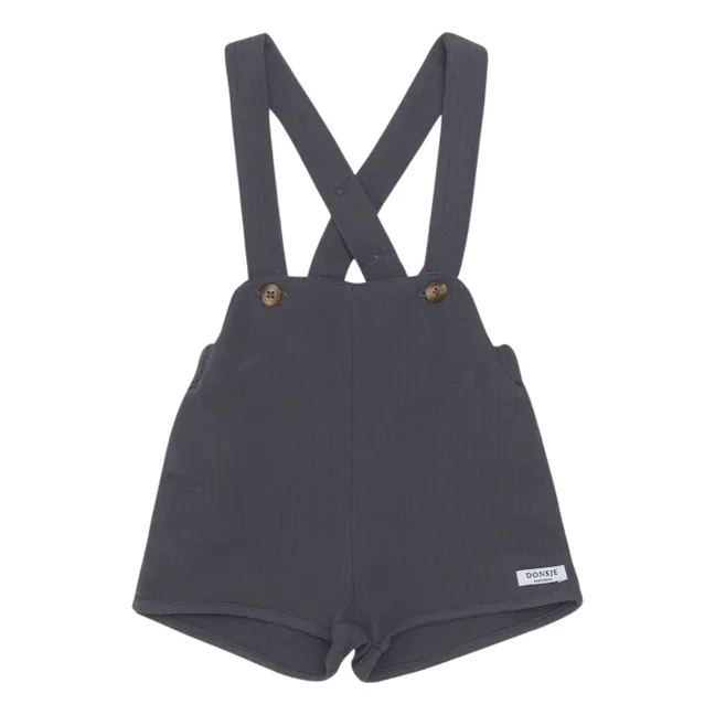 Obby Strapped Shorts | Charcoal grey