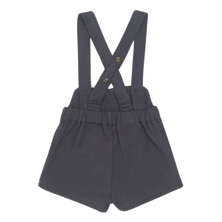 Short à Bretelles Obby | Gris anthracite- Image produit n°2