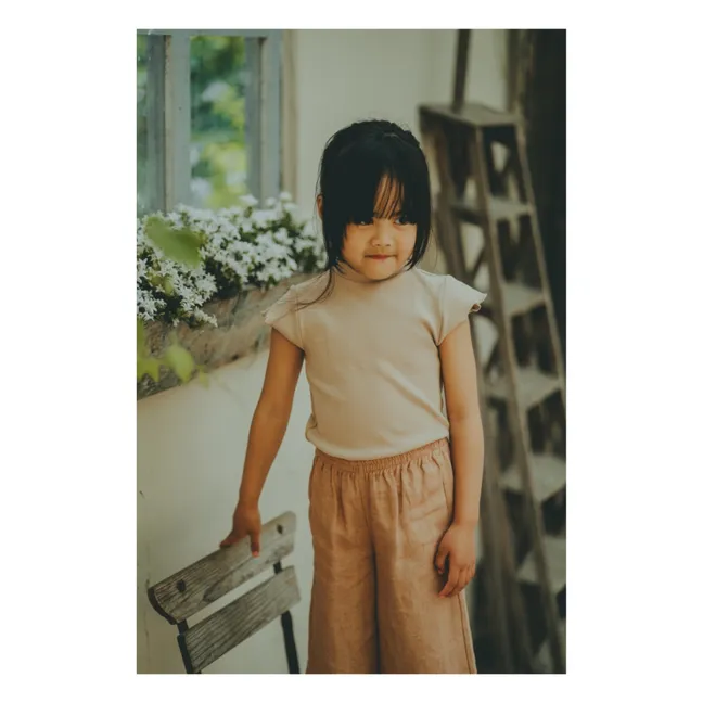 Top Aurore Coton Bio | Rose pâle