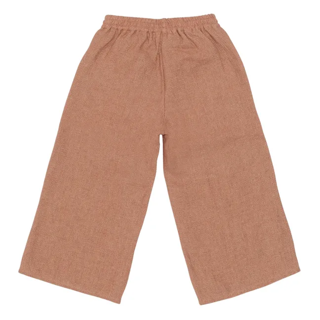 Revoi Linen Pants | Dusty Pink