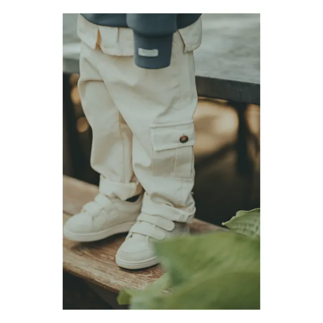 Pantaloni Theoule Cargo | Ecru
