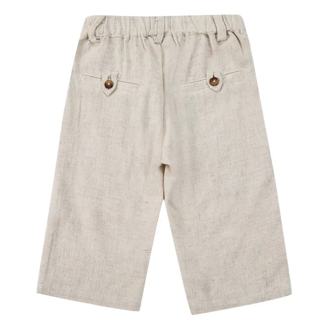 Pantaloni in lino Dado | Sabbia