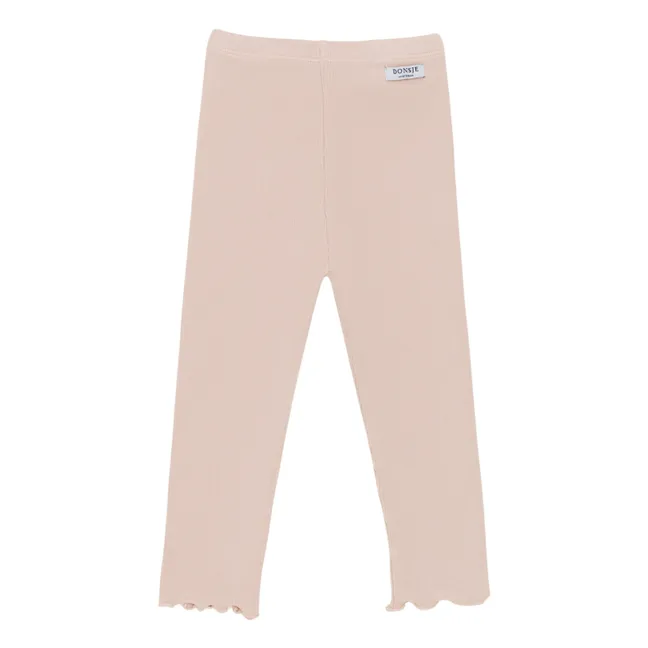 Joline Organic Cotton Legging | Pale pink