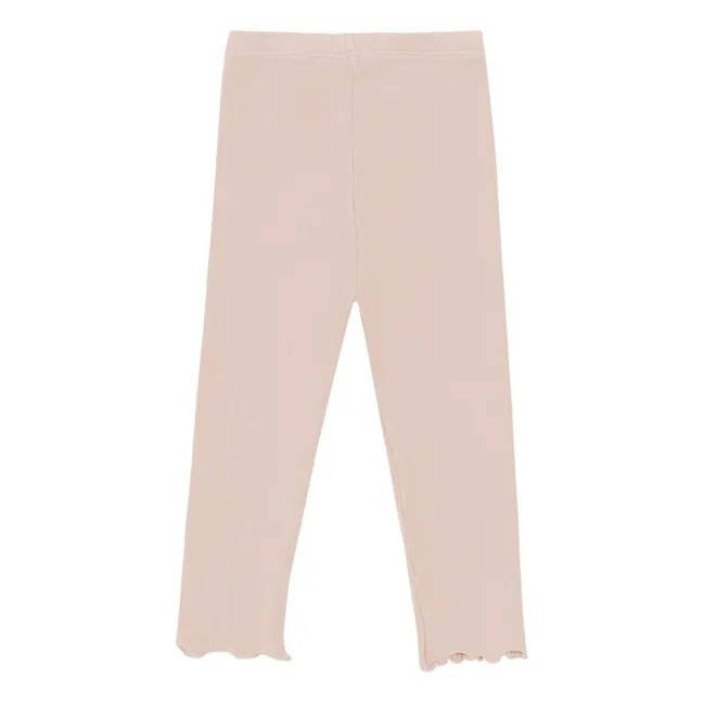 Joline Organic Cotton Legging | Pale pink