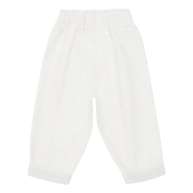 Pantalon Josefine Coton Bio | Blanc