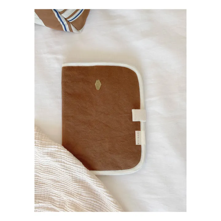 Protège carnet de santé Edgar | Camel- Image produit n°1