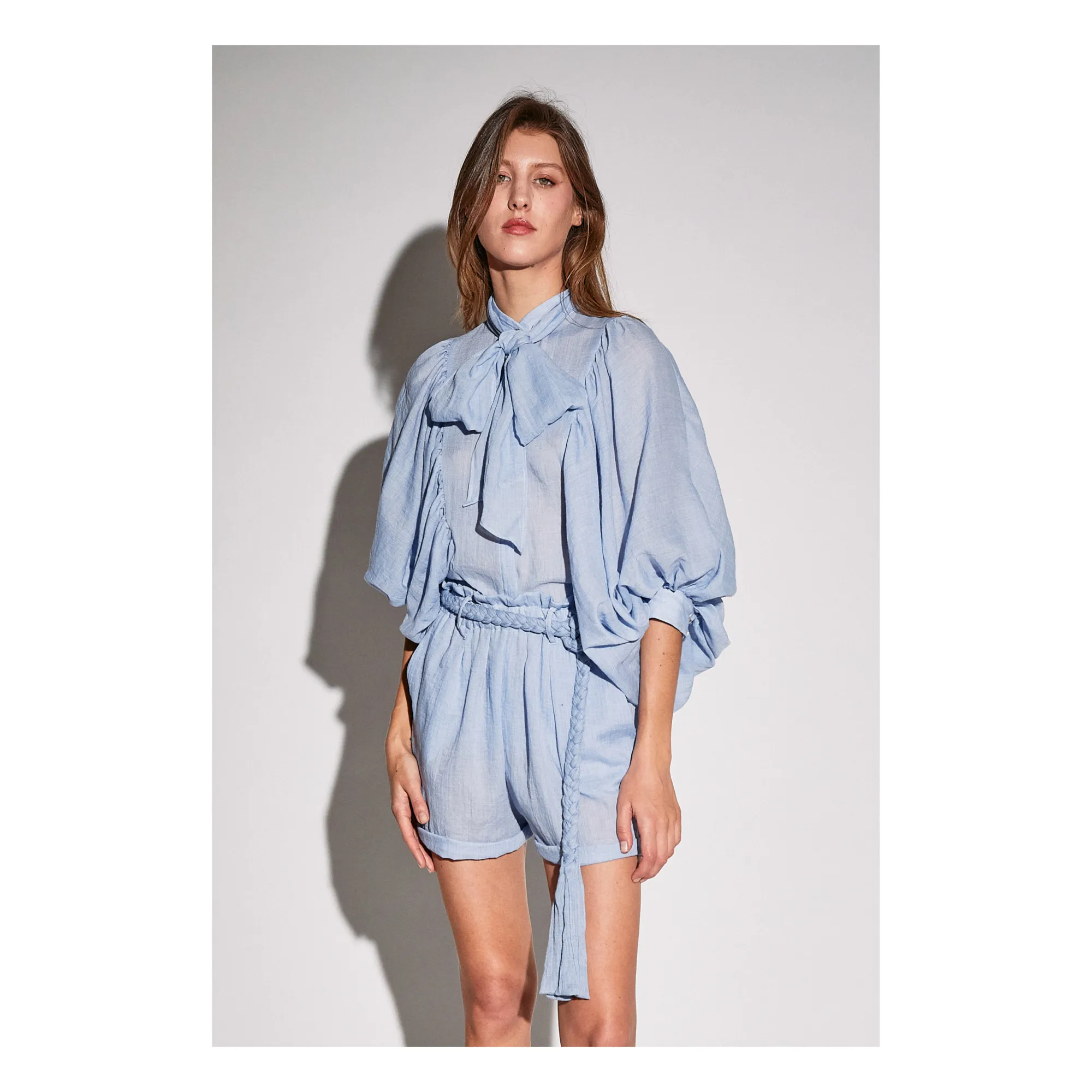 The Label Edition Blue Maeva Blouse