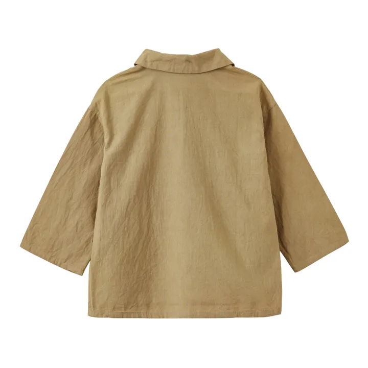 CARAMEL PEACH KURTA AND PANTS SET main image 1
