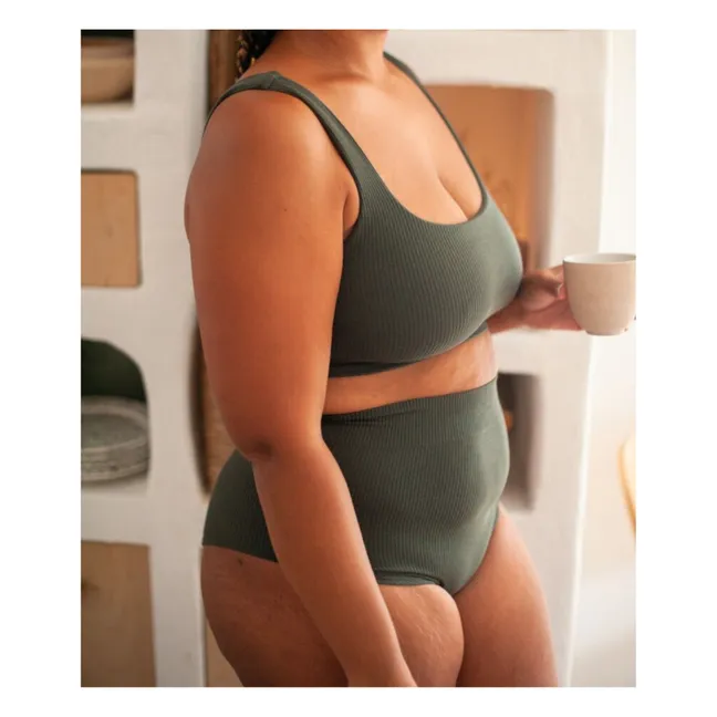 Slip de cintura alta Everyday | Olive