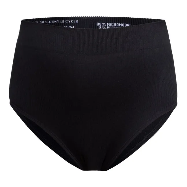 Slip de cintura alta Everyday | Negro