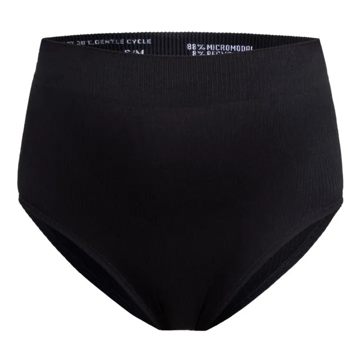 Everyday Slip mit hoher Taille | Schwarz- Produktbild Nr. 0