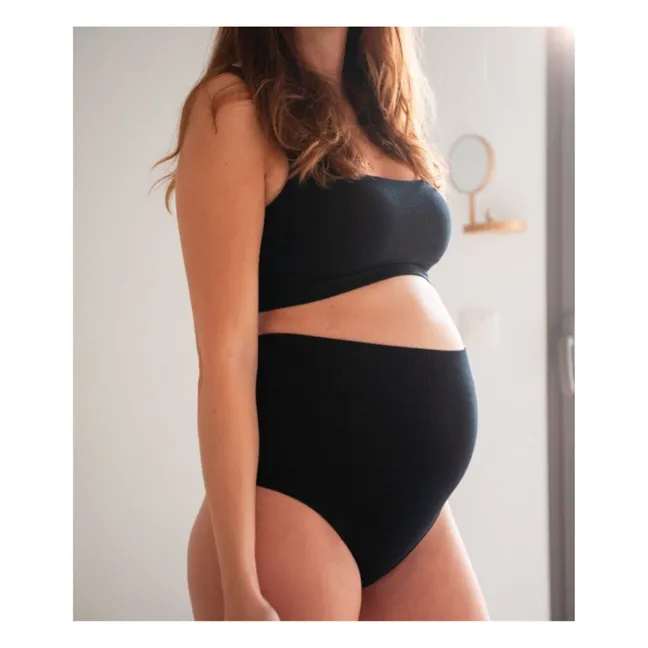 Slip de cintura alta Everyday | Negro