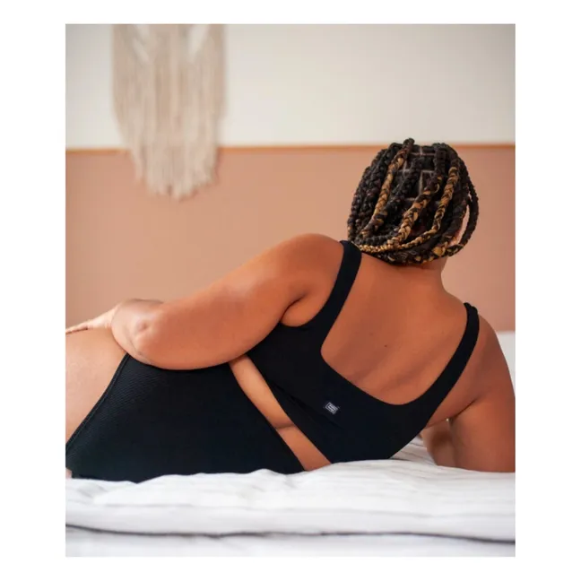 Slip de cintura alta Everyday | Negro