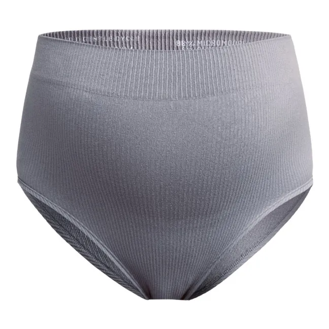 Slip de cintura alta Everyday | Azul Gris