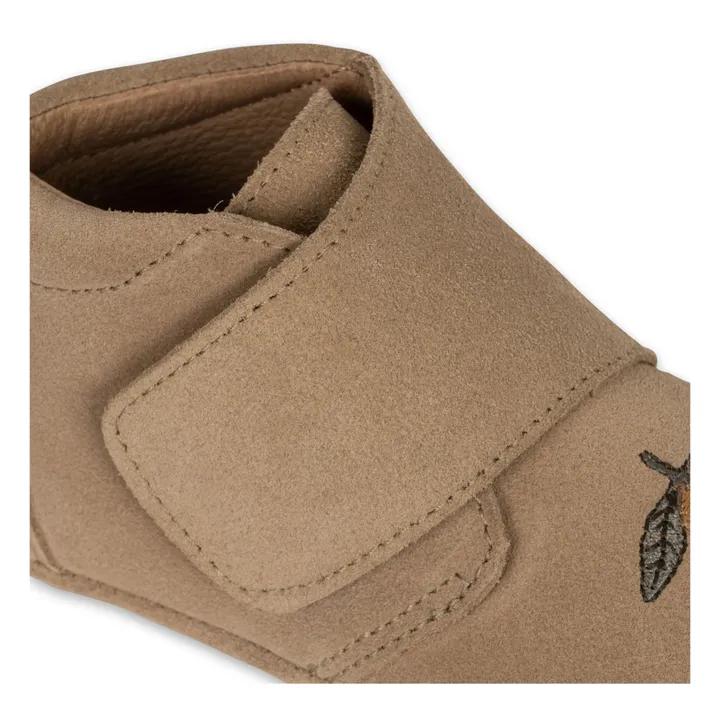 Chaussons Mamour Suède | Camel- Image produit n°4