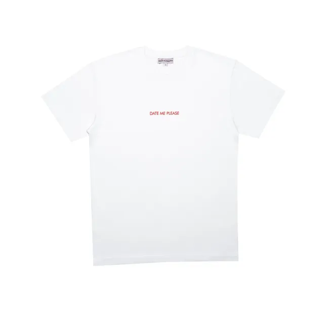 Camiseta Date Me Please | Blanco