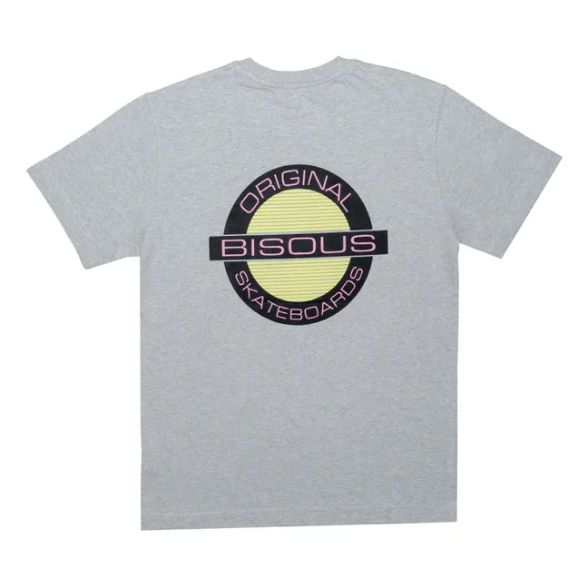 T-Shirt Circle | Grau Meliert