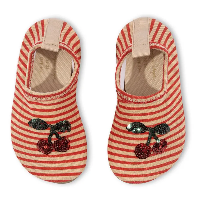 Chaussures de Plage Jade Pailletées | Terracotta