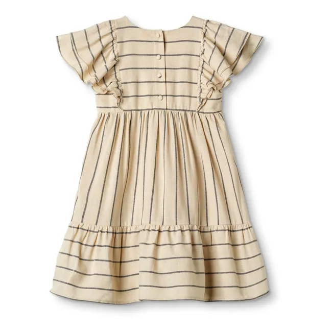 Vira Linen Dress | Cream