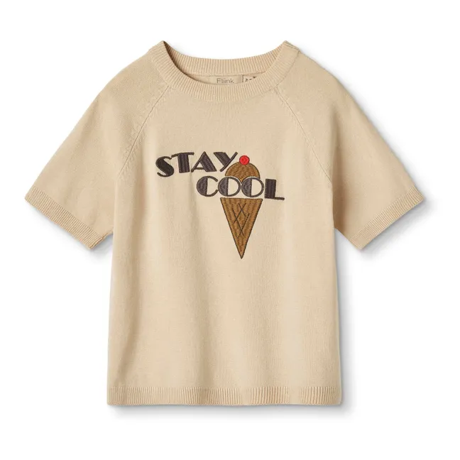 Camiseta Favo Ice | Crema