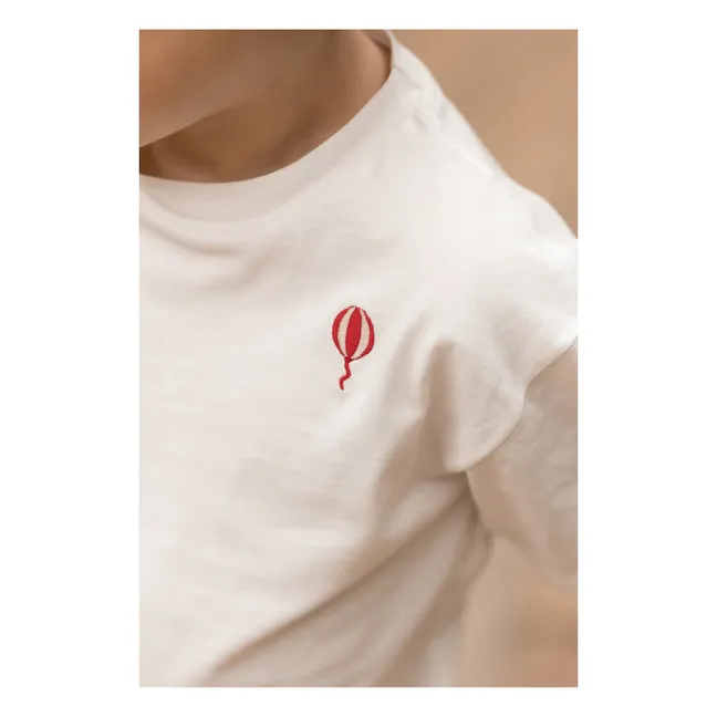 Sommer Baloon Organic Cotton T-Shirt | White