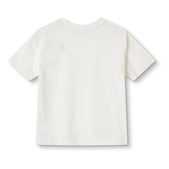 Maglietta Sommer Baloon in cotone organico | Bianco