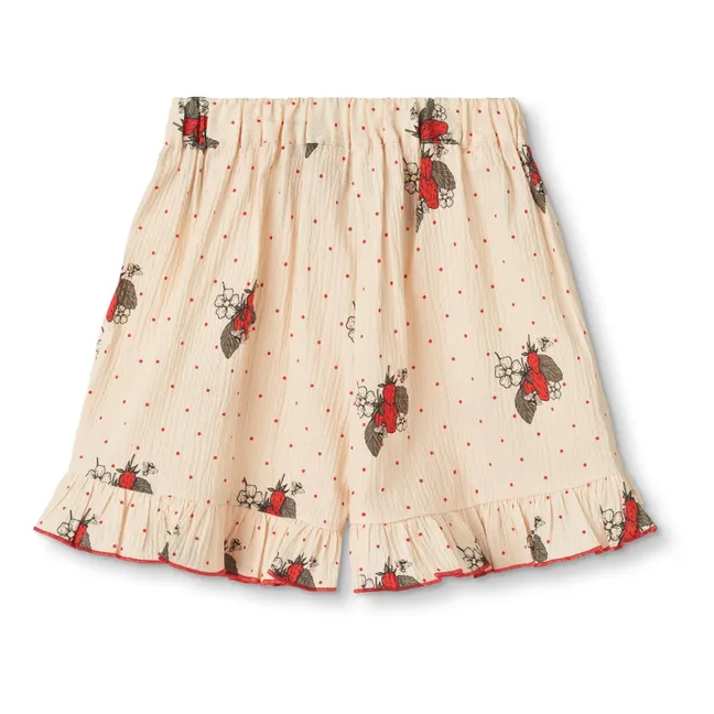 Pantalones cortos Summerbuzz Strawberry | Crema