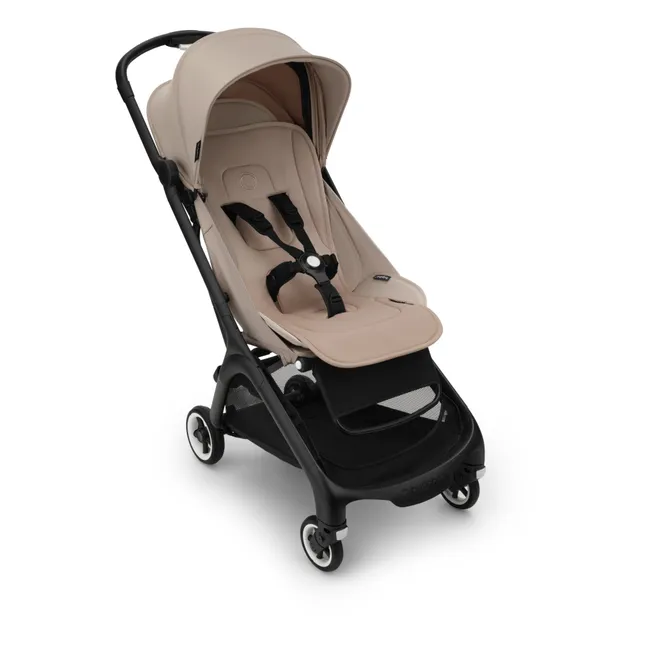 Reversible comfort cushion for strollers | Taupe brown