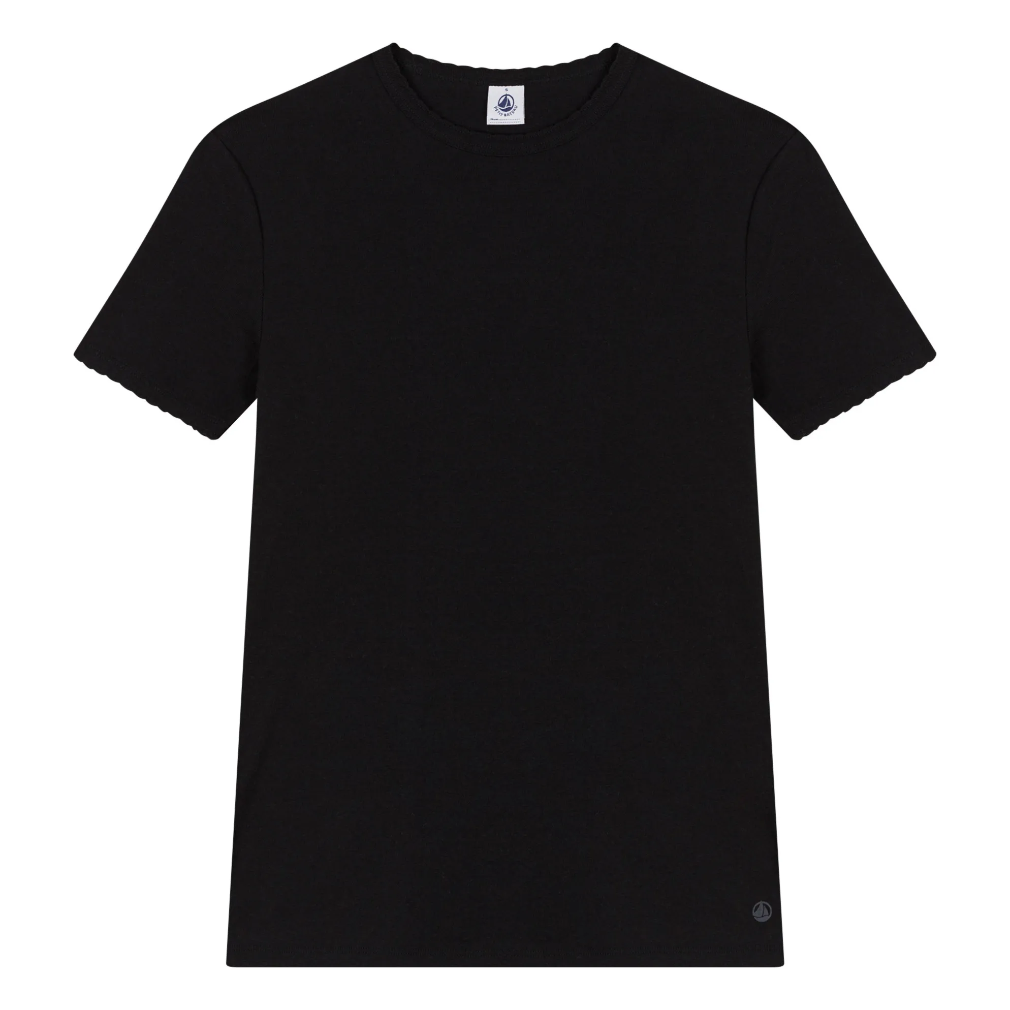 Petit Bateau Women's Black Point Cocotte T-Shirt - Collection