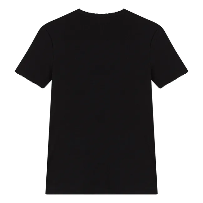 T-shirt Point Cocotte - Collezione donna | Nero