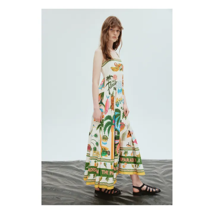 Vestido de lino Paradiso | Crudo- Imagen del producto n°2