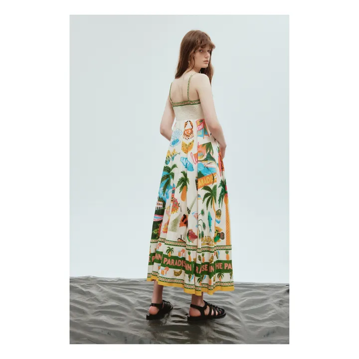 Vestido de lino Paradiso | Crudo- Imagen del producto n°3