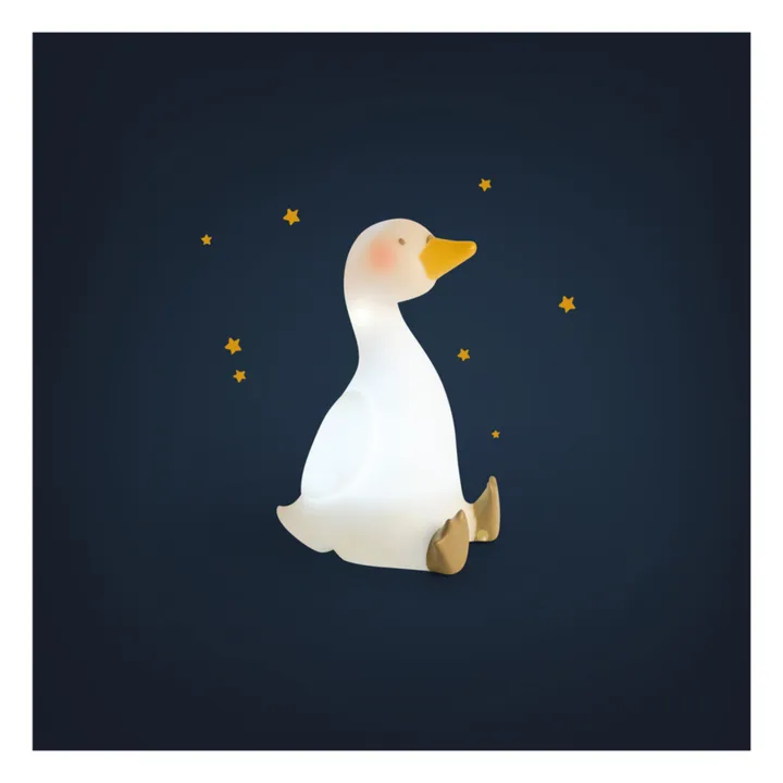 Luce notturna a forma di cigno | Bianco- Immagine del prodotto n°1