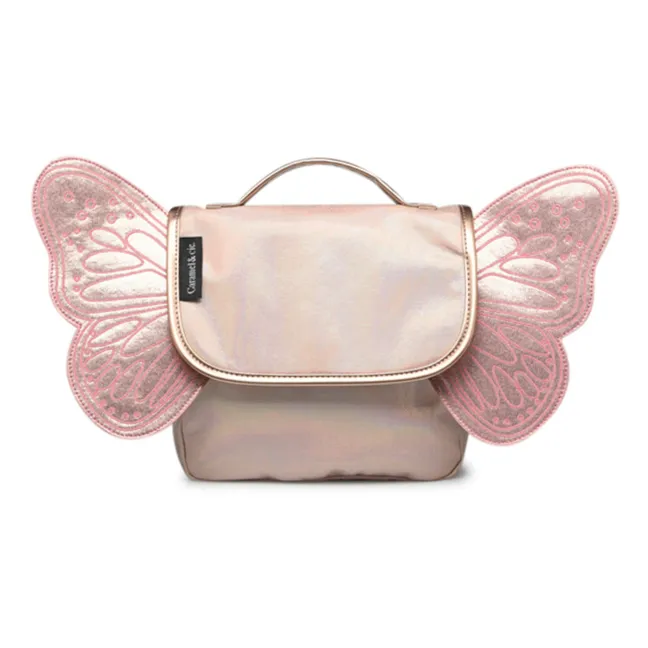 Bolso mariposa iridiscente | Rosa