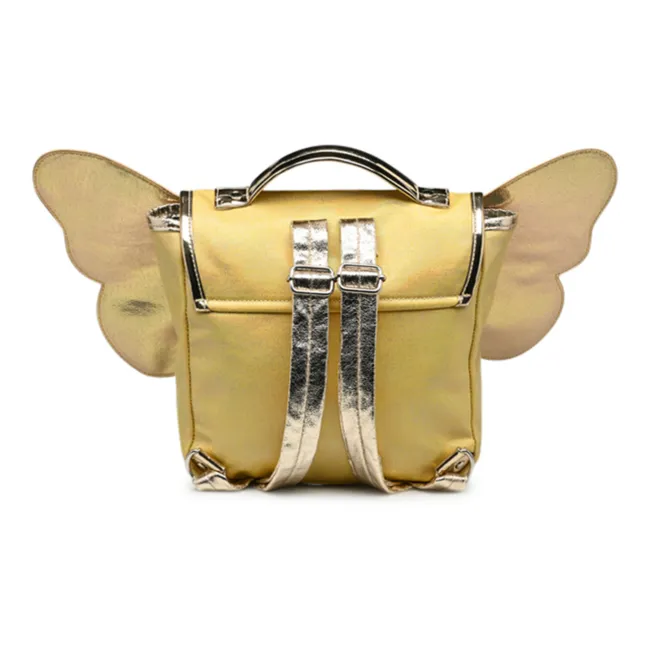 Iridescent Butterfly satchel | Yellow