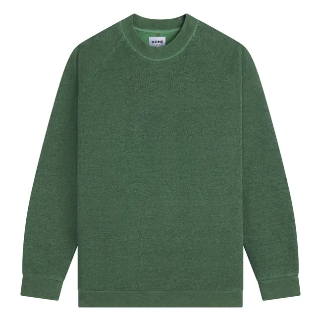 Sweatshirt Terry Baumwolle | Grün