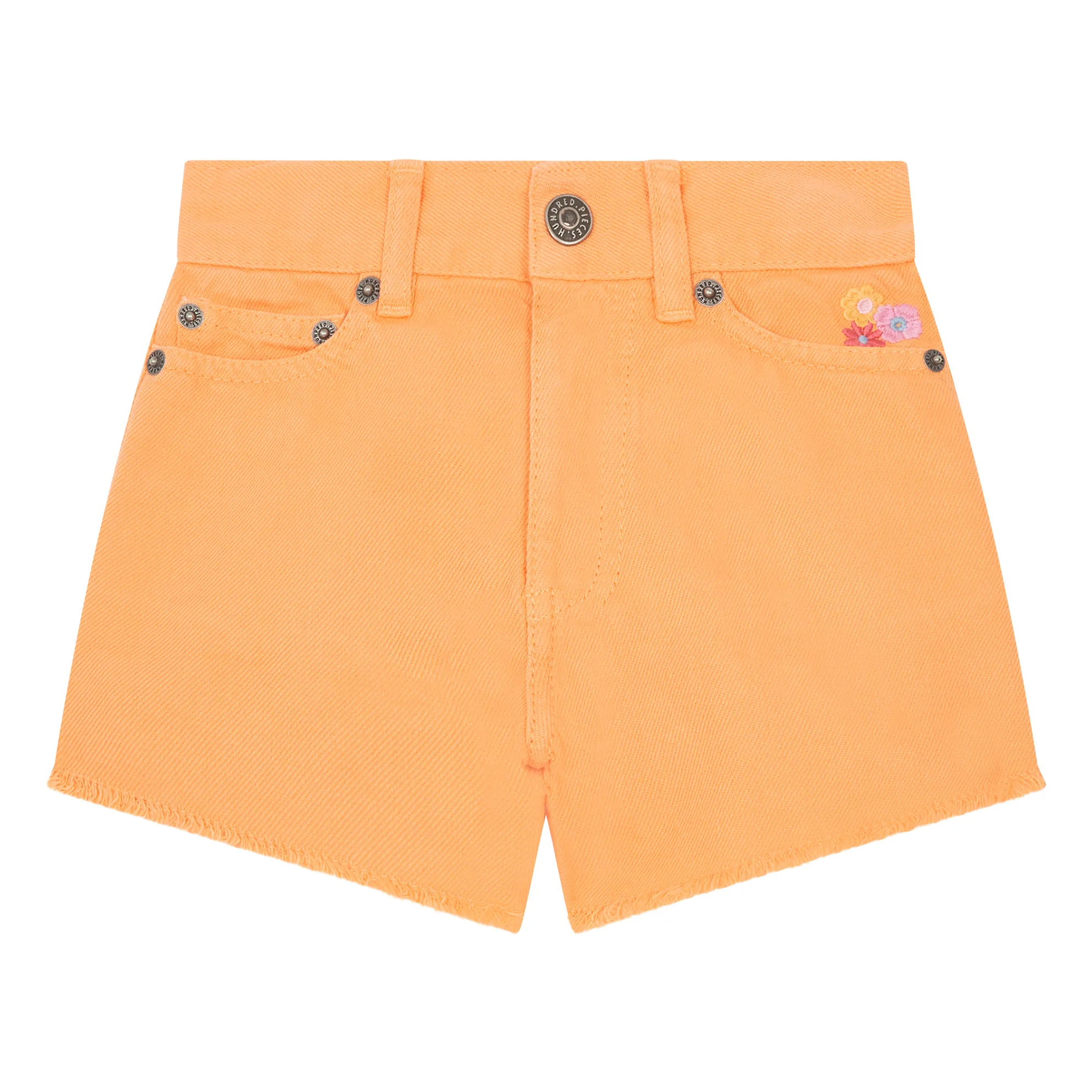 Hundred Pieces Apricot Organic Denim Shorts