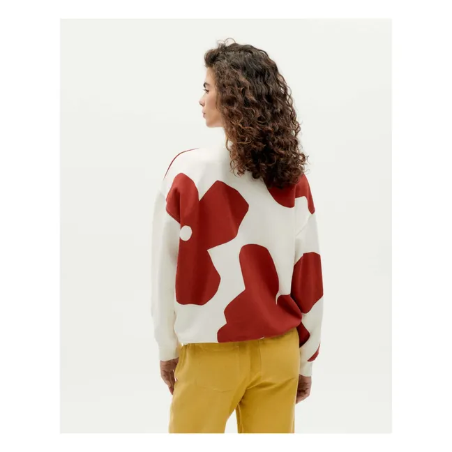 Sweatshirt Butterfly Bio-Baumwolle | Weiß