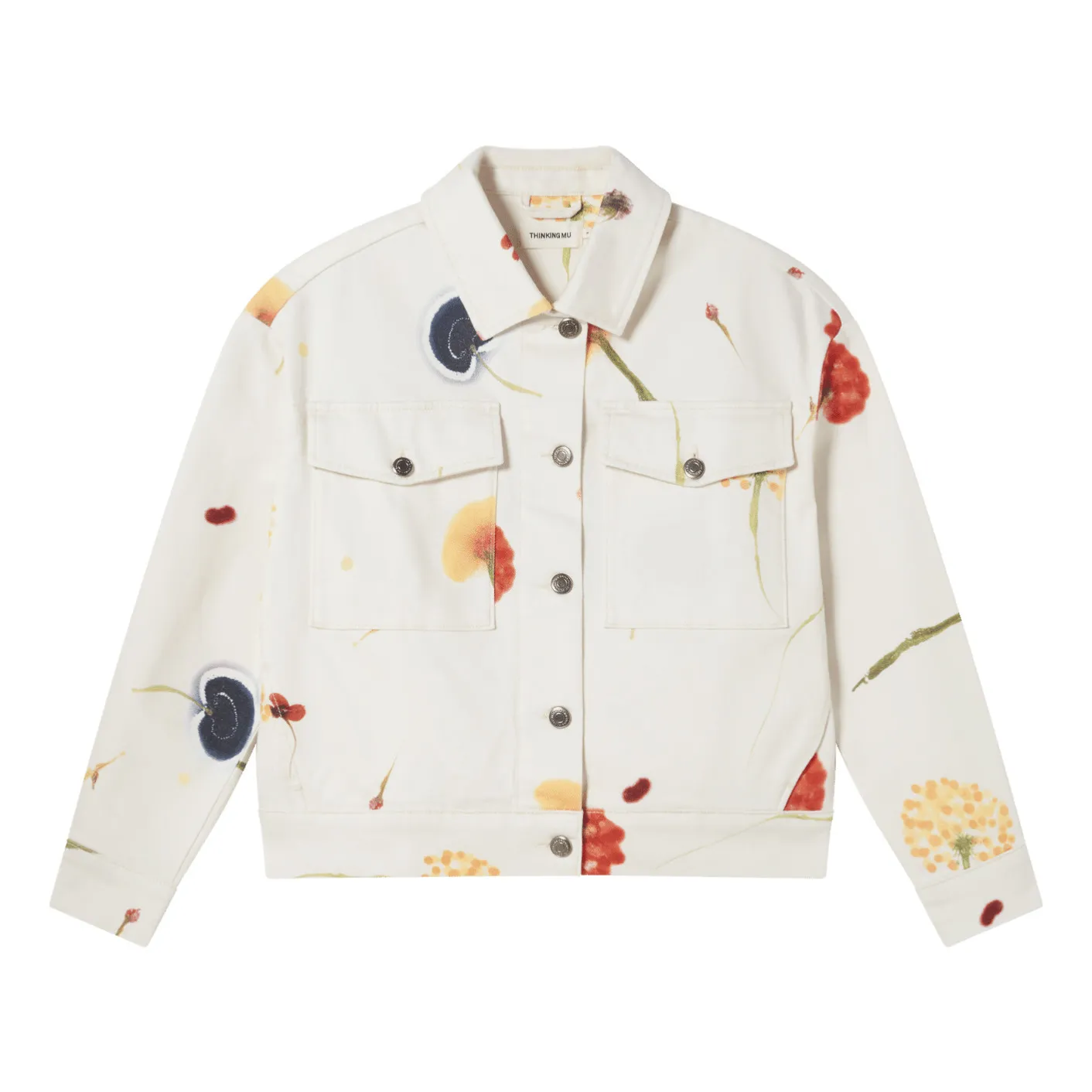 Thinking Mu Cream Frans Blow Organic Cotton Jacket