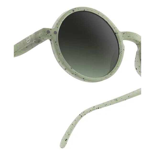 Sonnenbrille #G Gesprenkelter Effekt Junior | Wassergrün