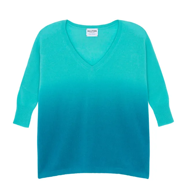Minie Dye Cashmere Sweater | Green
