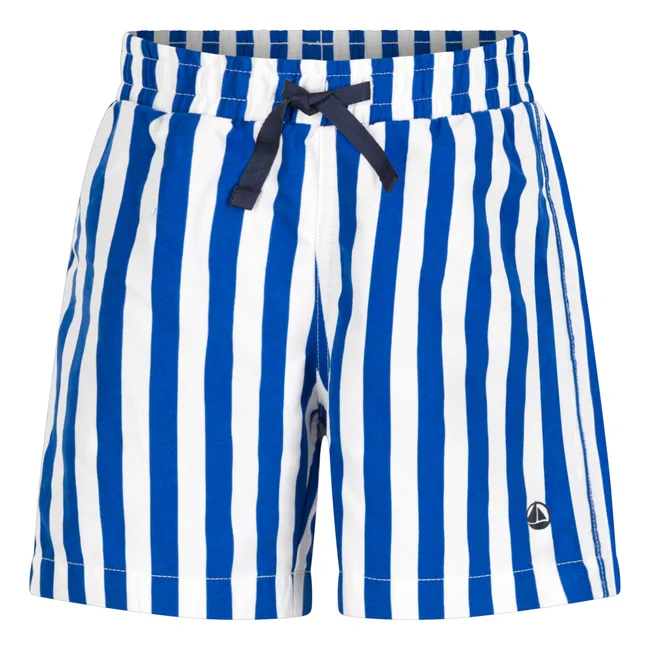 Monty Striped Swim Shorts | Blue