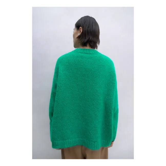 Maglione in mohair | Verde