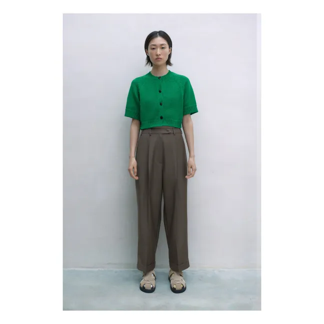 Pantalon Tailoring Masculine Mohair | Taupe