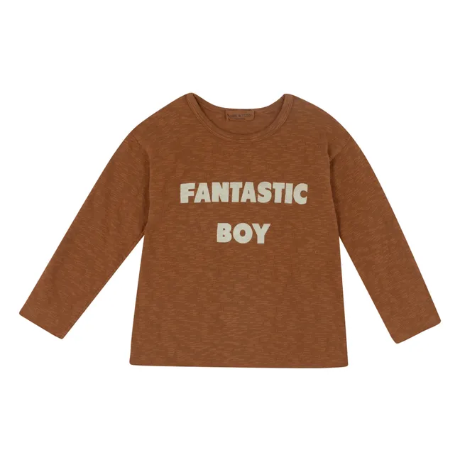 Fantastic Boy Long Sleeve T-Shirt | Clay