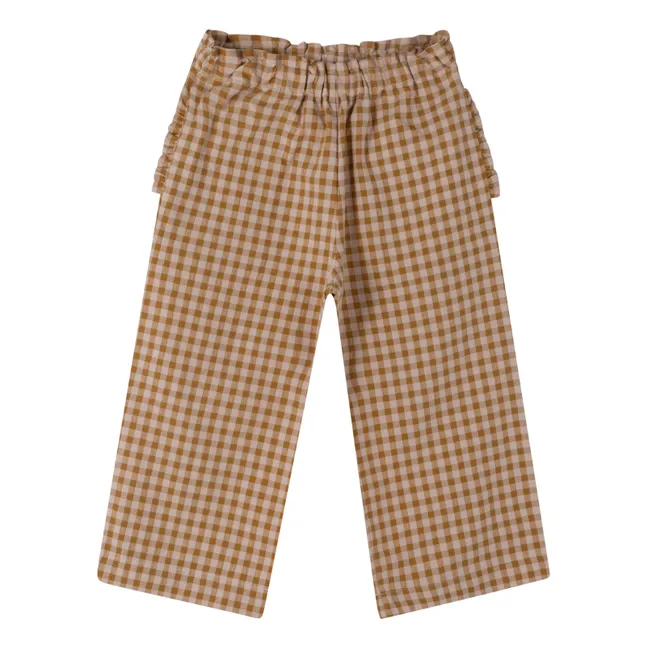 Pantalon de Pyjama Vichy | Camel