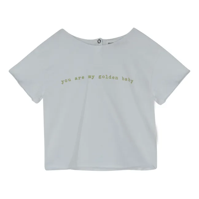T-Shirt Gold | Blanc